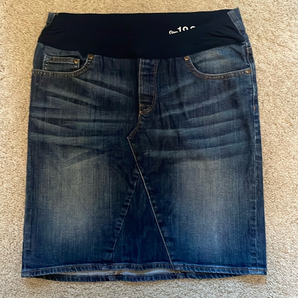 Gap Maternity Jean skirt
